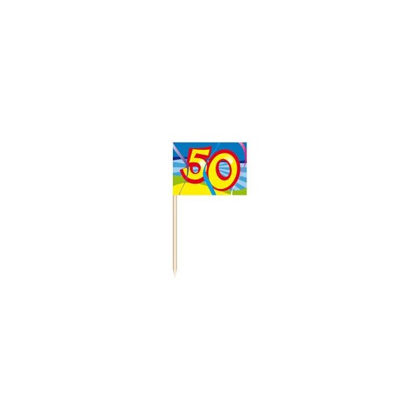 Picker 50 - Bunt - 7,5 cm - 50 St.