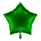 Ballongruß: Stern Grün - 35 cm