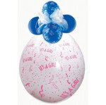 It`s a girl Verpackungsballon -  transparent - Qualatex - 45 cm