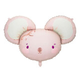 Ballongruß XL: Maus Kopf - 80 cm
