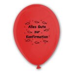 10 Ballons Konfirmation - Bunt - 30 cm
