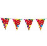 Wimpelkette 18 - bunte Ballons - 10 Meter