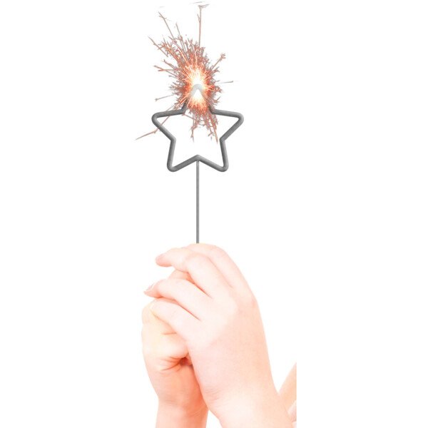 Wunderkerze Stern -  17 cm