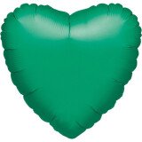 Ballongruß: Herz Grün - 35 cm