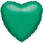 Ballongruß: Herz Grün - 35 cm