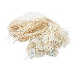 Ballonverschlüsse mit Band - Maisstärke/Gelatine/Baumwolle -  für Gasbefüllung - 100 St.