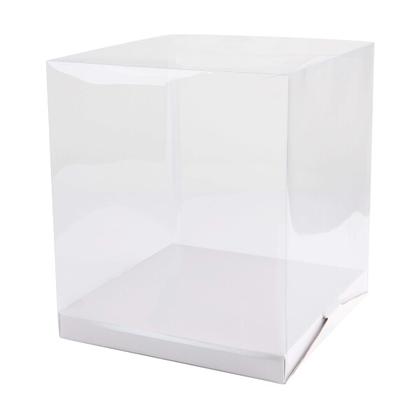 DIY Geschenkbox Ballonbox 25 x 30 cm - weißer Boden