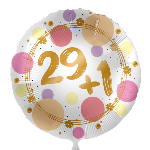 Folienballon 29+1 - 45 cm