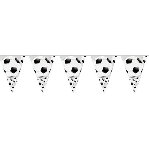Wimpelkette Fußball -  4 Meter