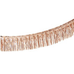 Lamettagirlande Fransengirlande - Rosegold - 25 cm x 5 Meter
