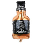 Ballongruß XL: Whiskeyflasche Happy Birthday -  73 cm