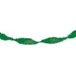 Girlande Grün - Krepp-Papier - 6 Meter