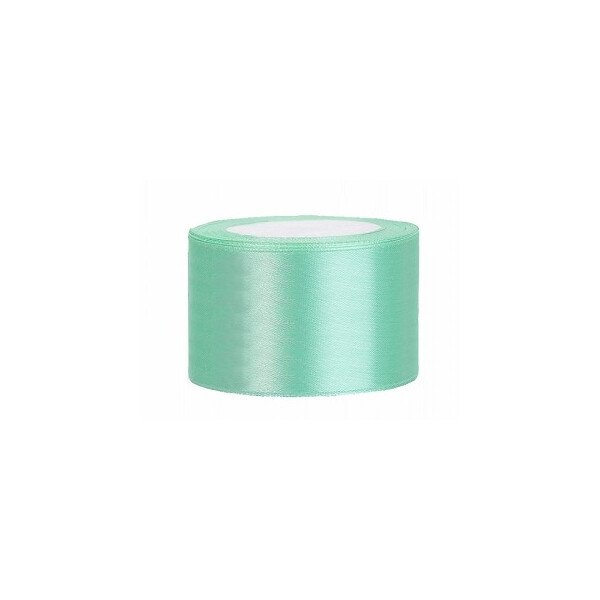 Satinband Mint - 3,8 cm x 25 Meter