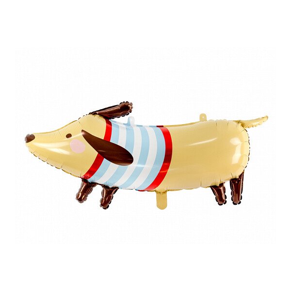 Folienballon Hund Dackel - 90 cm