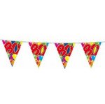 Wimpelkette 80 - bunte Ballons - 10 Meter