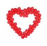 DIY Ballonherz rot - 160 cm