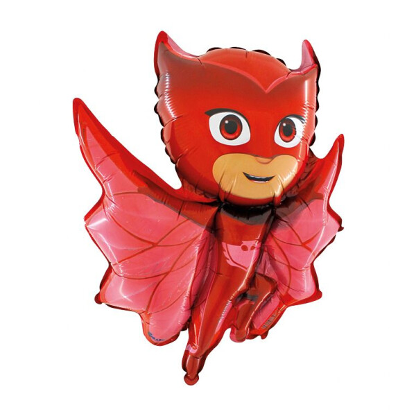 Folienballon PJ Mask Pyjamaheld Owlette - Rot - 79 cm