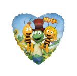 Folienherz Biene Maja - Willi & Flip -  45 cm
