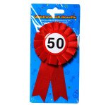 Rosette 50 Verkehrsschild - 14 cm