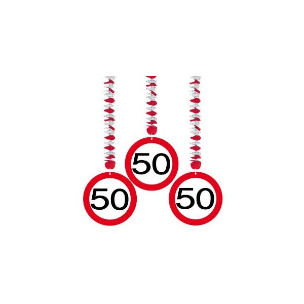 Rotorspiralen 50 - Verkehrsschild - 3 St.