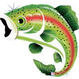 Folienballon Fisch Forelle - 75 cm