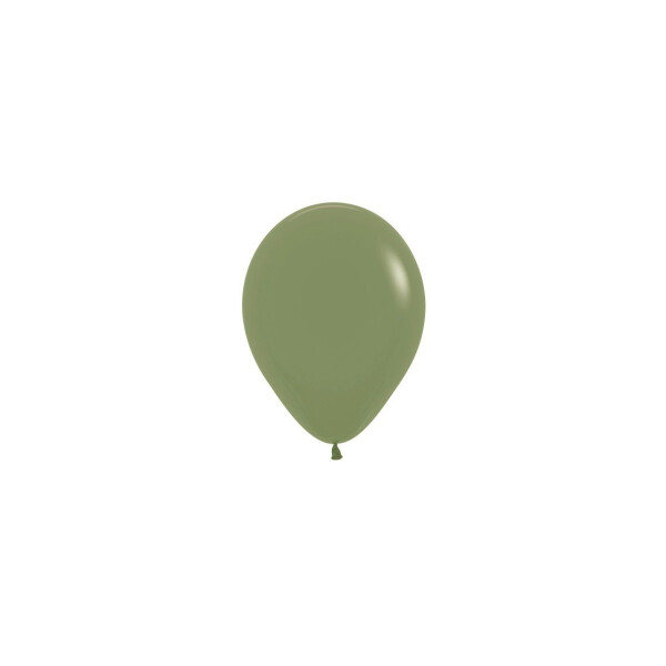 Mini Ballons Eukalyptus Grün - 13 cm - 50 St.