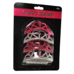 Krone - Pink Silber - 4 St.