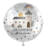 Folienballon Kommunion - Kirche -  45 cm