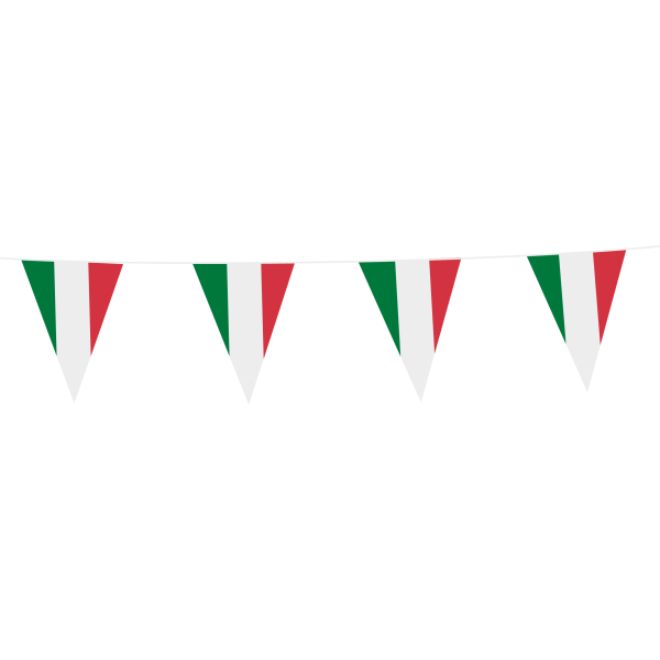 Wimpelkette Italien - 10 Meter