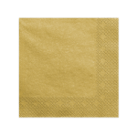 Servietten Gold - 33 x 33 cm - 20 St.