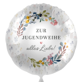 Folienballon Zur Jugendweihe alles Liebe -...
