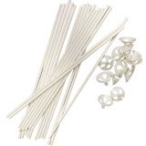 Ballonstab Pappe mit Cup - Vollpape - 30 cm -...