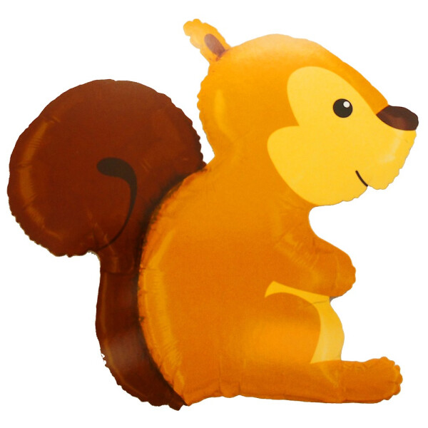 Ballongruß XL: Eichhörnchen -  70 cm