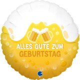 Folienballon Geburtstag - Biergläser - 45 cm