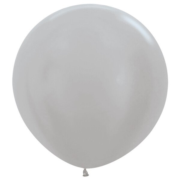 Riesenballon Silber - 210 cm