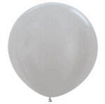 Riesenballon Silber - 210 cm