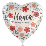 Ballongruß: Mama, Danke für Alles - 35 cm