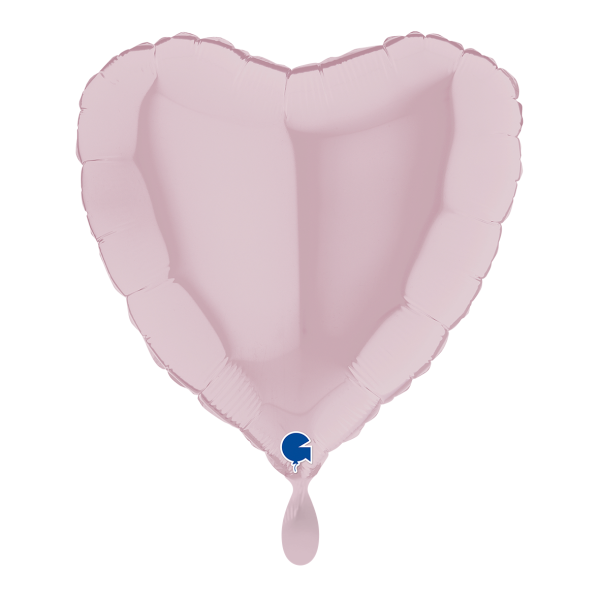 Ballongruß Zusatzballon Herz Rosa - 35 cm