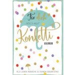 Klappkarte Geburtstag - Konfetti regnen
