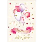 Klappkarte Zum Hochzeitstag - Luftballons