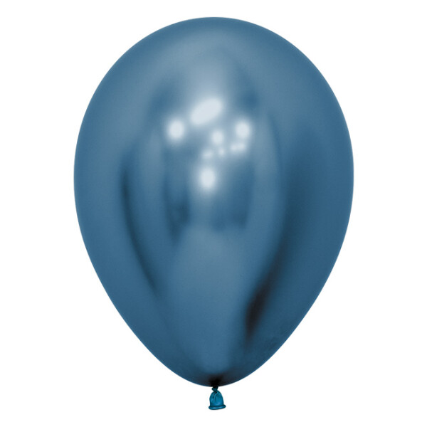 Ballons Chrome Blau - 30 cm
