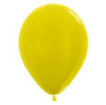 Metallic Ballons Gelb - 30 cm
