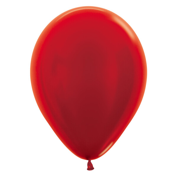 Metallic Ballons Rot - 30 cm