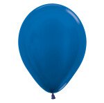 Metallic Ballons Blau - 30 cm
