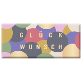 Schokolade Glückwunsch - 30 Gr. Tafel