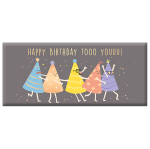 Schokolade Happy Birthday tooo youuuu  - 30 Gr. Tafel