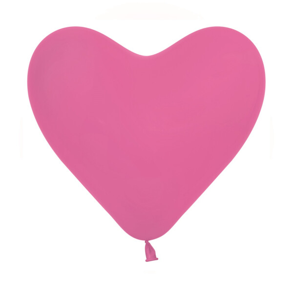 Herzballons Pink - 30 cm