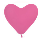 Herzballons Pink - 30 cm