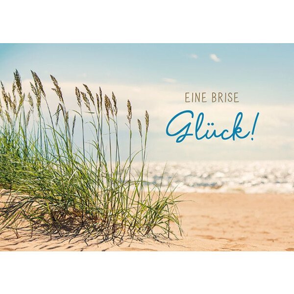 Postkarte Eine Brise Glück!