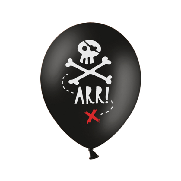 6 Ballons Pirat - 30 cm